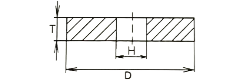 1A1 BK polishing wheels Drawing